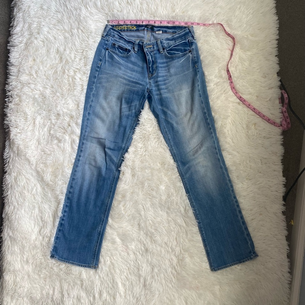 J Crew Matchstick Blue Denim Jeans